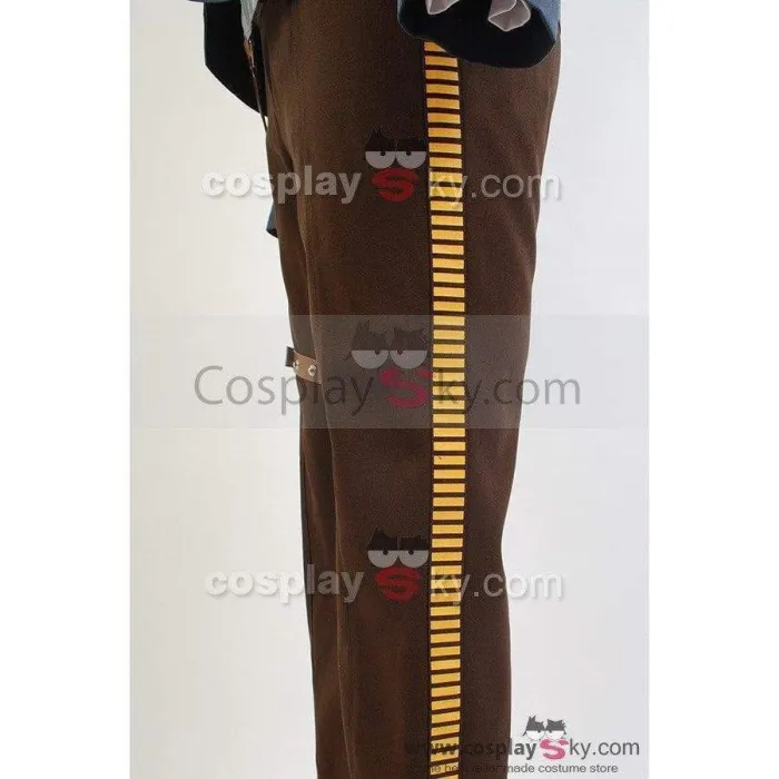 Star Wars: Empire Strikes Back Han Solo Jacket Pants Cosplay Costume