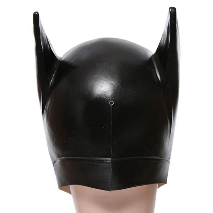 Batwoman Kate Kane Black Latex Helmet Cosplay Accessories