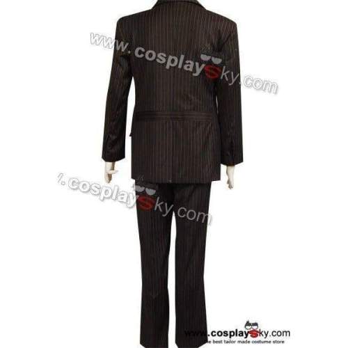 Who Will Be Doctor Dr Brown Pinstripe Suit Blazer Pants Costume