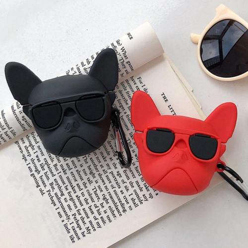 Cool Shades Bulldog Apple Airpods Protective Case Cover