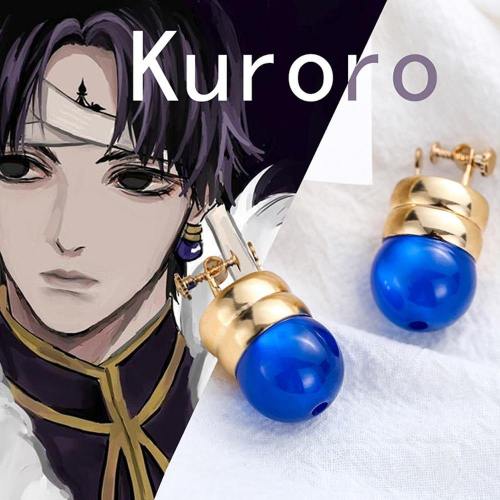 Hunter×Hunter Phantom Troupe Kulolo Lushilufelu Earrings Cosplay Props