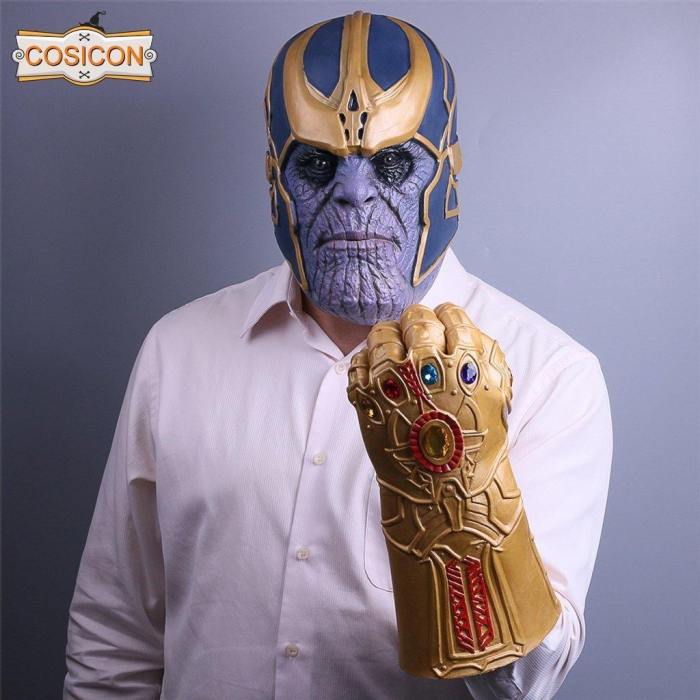 The Avengers Infinity War Thanos Infinity Gauntlet Cosplay Gloves