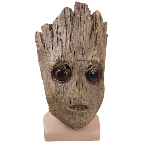 Avengers Infinity War Groot Latex Cosplay Mask Imitated Wooden Mask