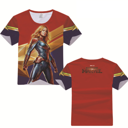 Captain Marvel T-Shirt - Carol Danvers Graphic T-Shirt Csost002