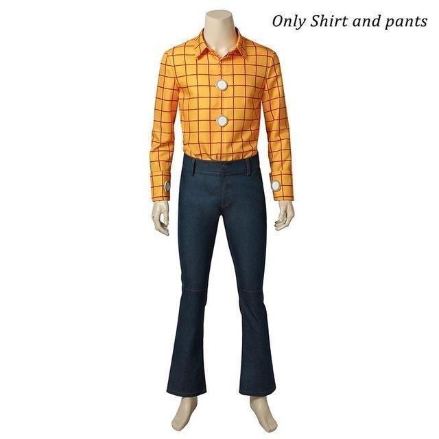 Toy Story Cosplay Woody Costume Cowboy Suit Carnival Outfit Halloween Party Custom Made