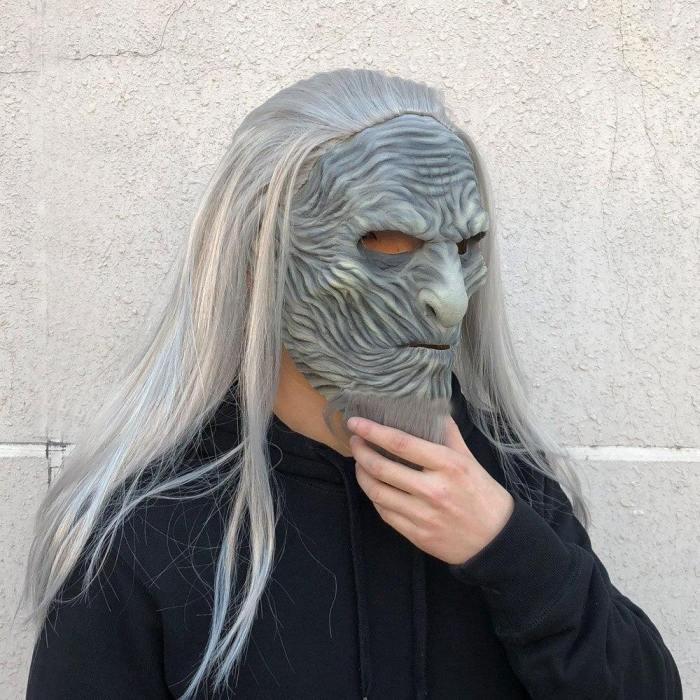 Game Of Thrones The Night King Zombie Skull White Walker Latex Masks