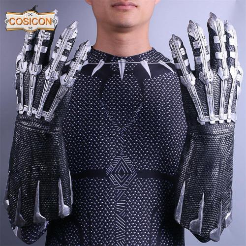 Movie Black Panther Claws Gloves Cosplay Prop