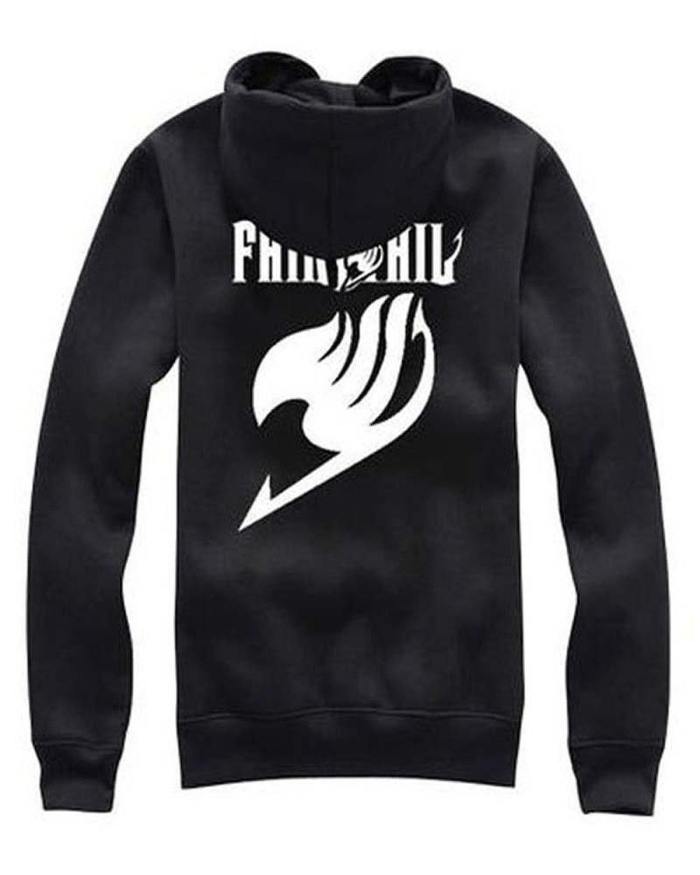 Anime Fairy Tail Clothing Guild Mark Hooded Sweatshirt Cosplay Hoodie