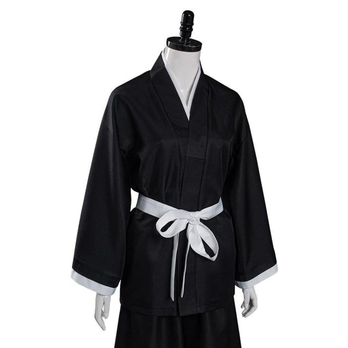 Anime Bleach Kuchiki Rukia Japanese Kimono Outfits Halloween Carnival Suit Cosplay Costume