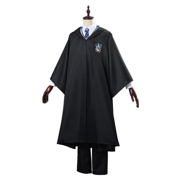 Harry Potter School Uniform Ravenclaw Robe Cloak Outfit Halloween Carnival Costumes For Men Cosplay Costume