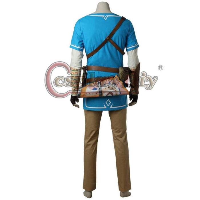 The Legend of Zelda Breath of the Wild Link Cosplay Costume Adult Men Halloween Carnival Outfit Full set Custom Made