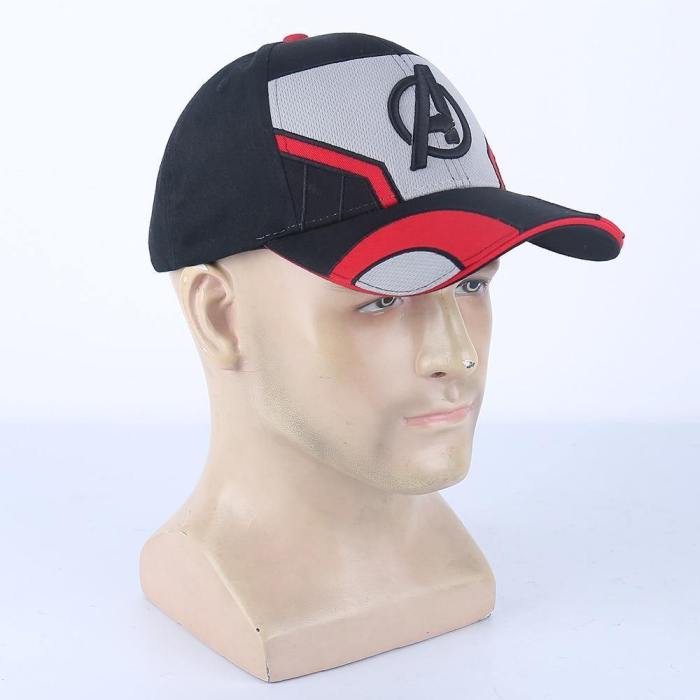 Movie Avengers 4 Endgame Cosplay Hats Quantum Realm Embroidery Adjustable Strapback Advanced Tech Baseball Caps Props Gift