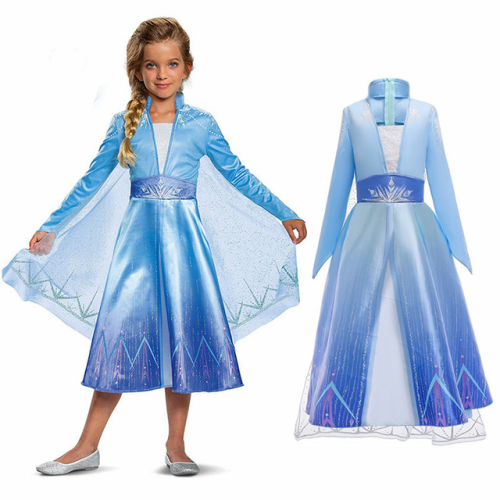 Girls Princess Elsa Snow Queen Costumes Cosplay Carnival Infant Dress