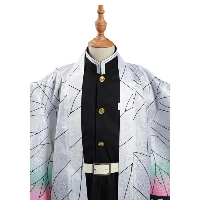 Demon Slayer: Kimetsu No Yaiba Kochou Shinobu Kids Cloak Coat Halloween Carnival Suit Cosplay Costume