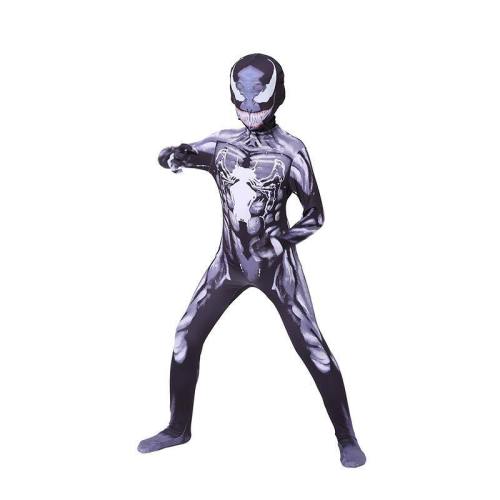 Spiderman Jumpsuit Venom Cosplay Costume For Children And Adults Halloween