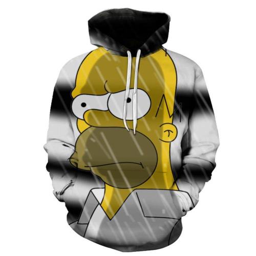 The Simpsons Hoodie - Homer J Simpson Pullover Hoodie