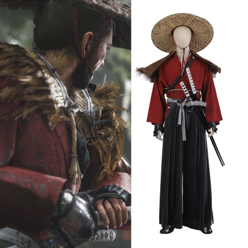 Ghost Of Tsushima Jin Sakai Cosplay Japan Samurai Warriors Outfit Costumes