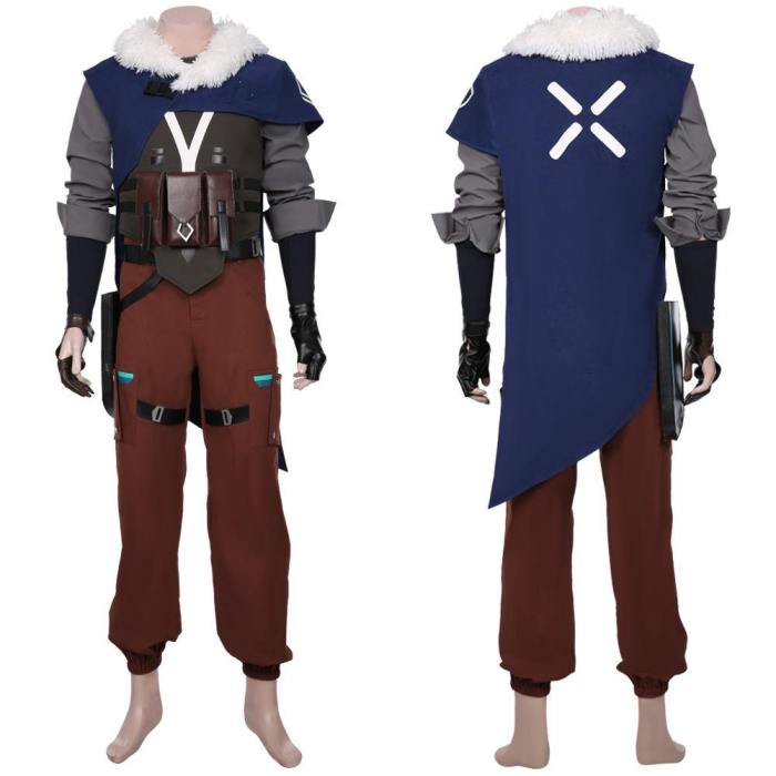 Game Valorant Sova Adult Men Halloween Carnival Outfit Cosplay Costume
