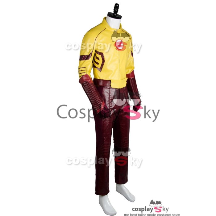 Young Justice Season 2 Kid Flash Outfit Cosplay Costume