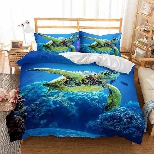 3D Sea Turtle Bedding Set
