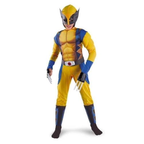Boys X-Man Logan Origins Marvel Superhero Halloween Costumes Cosplay