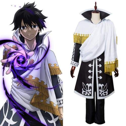 Fairy Tail Season 5 Zeref Dragneel Emperor Outfit Cosplay Costume