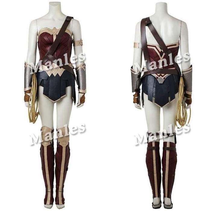 Wonder Woman Diana Prince Cosplay Costume Batman v Superman Dawn of Justice Cosplay Outfit Justice League Halloween Custom Made