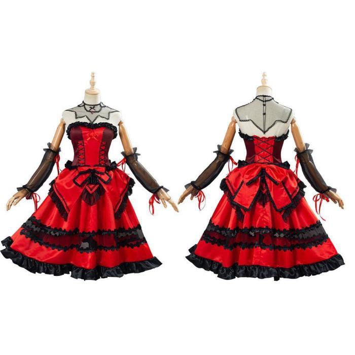 Anime Date A Bullet Tokisaki Kurumi Women Girls Dress Outfit Halloween Carnival Costume Cosplay Costume