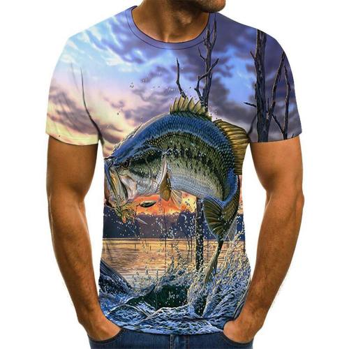 Island Tropical Fish 3D Print Shirt