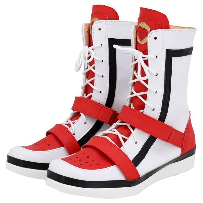 Game Twisted-Wonderland Alice In Wonderland Theme Ace Halloween Boots Cosplay Shoes