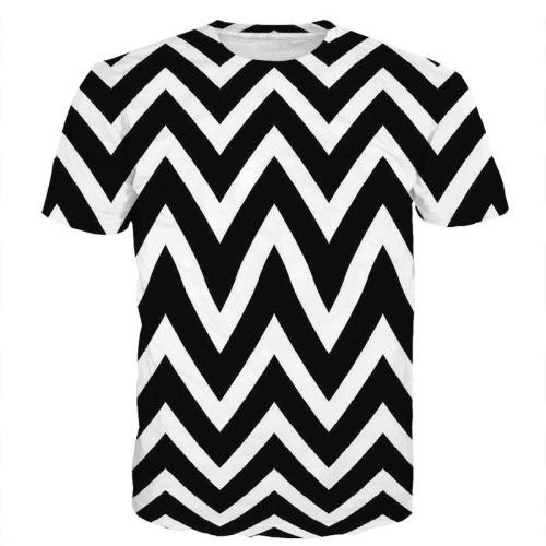 Black & White Hypnotic 3D T-Shirt V5