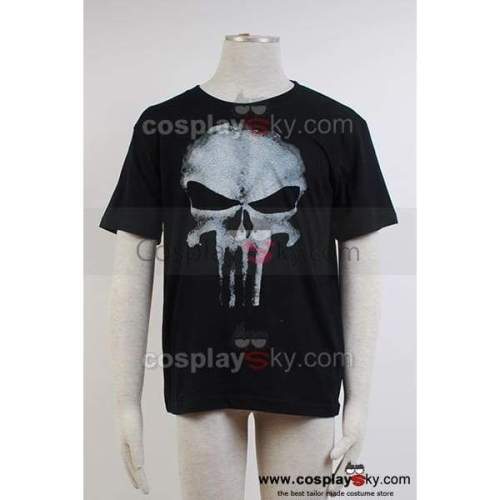 The Punisher Skull T-Shirt Black Shirt Tee