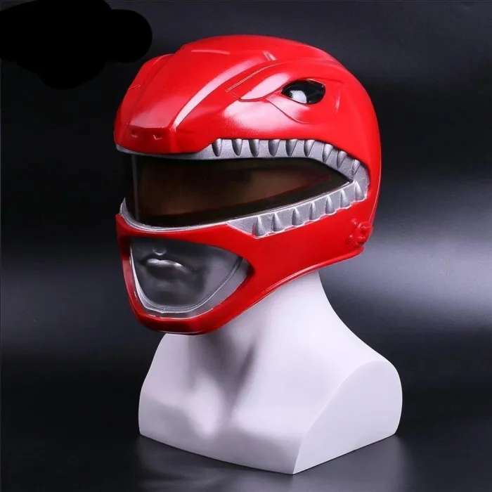 Power Rangers Mighty Morphin  Legacy Red Ranger Cosplay Helmet