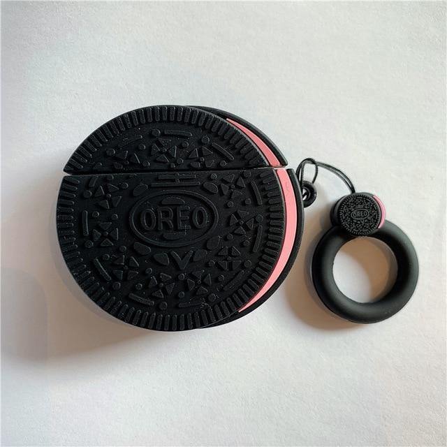 Oreo Cookies Apple Airpods Protective Case Cover With Matching Key Ring