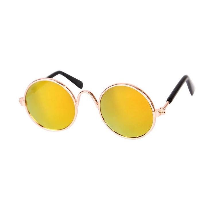 Retro Round Trendy Sunglasses For Cats And Dogs