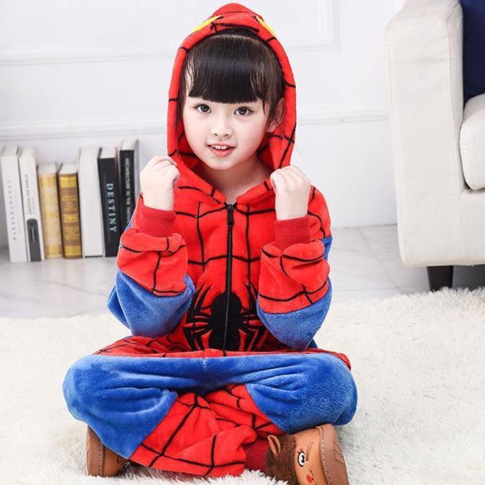 Child Romper Spiderman Costume For Kids Onesie Pajamas For Girls Boys