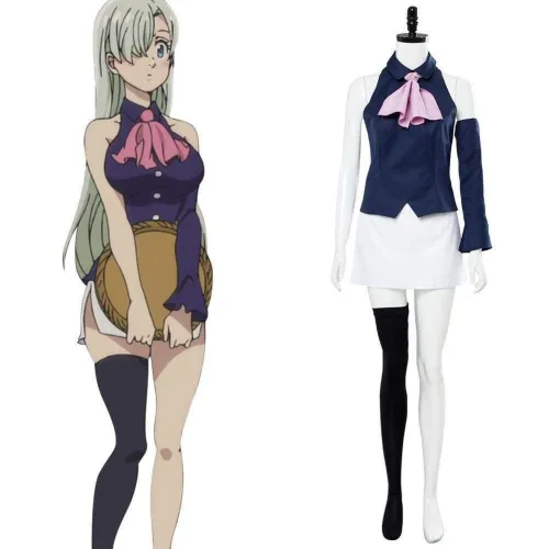 Seven Deadly Sins Movie: Prisoners Of The Sky Elizabeth Liones Cosplay Costume