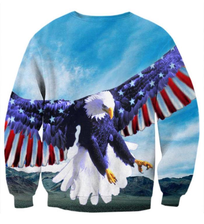 Fly High American Eagle Sweatshirt/Hoodie
