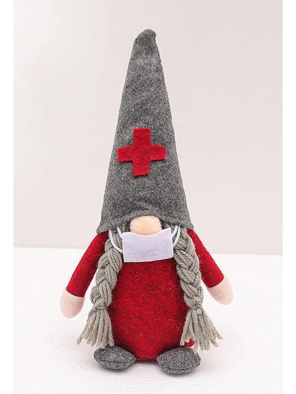 Christmas Gnome Nurse Doll Ornaments Christmas Decoration