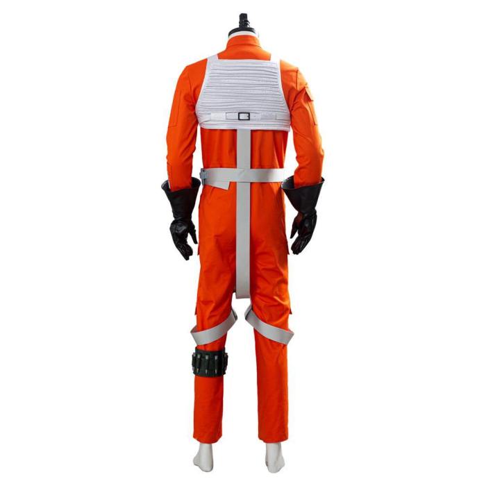 Star Wars X-Wing Rebel Uniform Outfit Pilot Jumpsuit Cosplay Costume