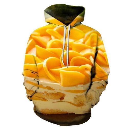 Mango Dessert 3D Hoodie Sweatshirt Pullover