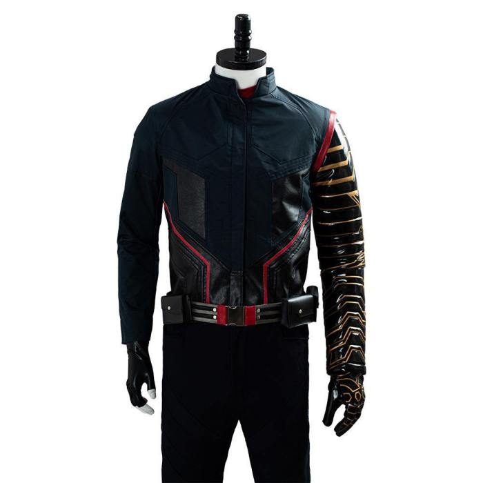 Movie The Falcon And The Winter Soldier Buggy Battle Uniform Cosplay Costume