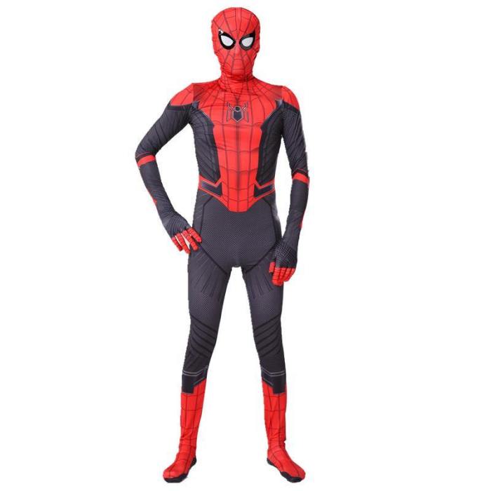 Kids Adult Spider Man Far From Home Peter Parker Cosplay Costumes