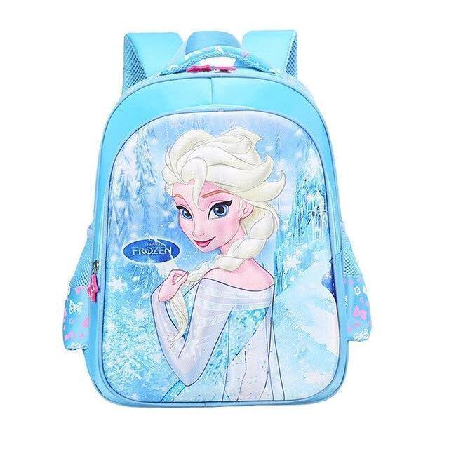 Cars Superman School Bag  Frozen Elsa Anna  Princess Sophia Kids Plush Bag For Girls Boys Gift
