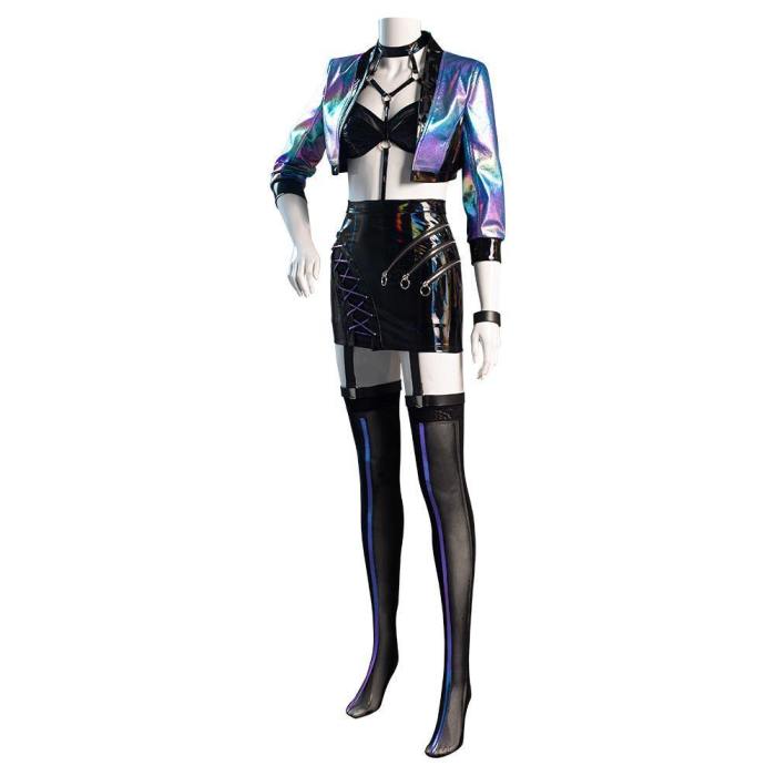 League Of Legends Lol Kda Agony‘S Embrace Evelynn Women Skirt Outfits Halloween Carnival Suit Cosplay Costume