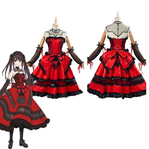 Anime Date A Bullet Tokisaki Kurumi Women Girls Dress Outfit Halloween Carnival Costume Cosplay Costume