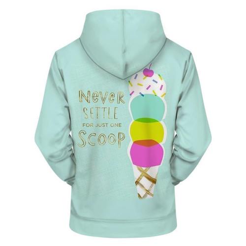 Never Settle 3D - Sweatshirt, Hoodie, Pullover