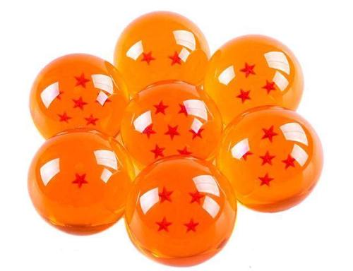 7Pcs/Set 3.5Cm Dragon Ball Z 7 Stars Crystal Balls Dragonball Ball Complete Set