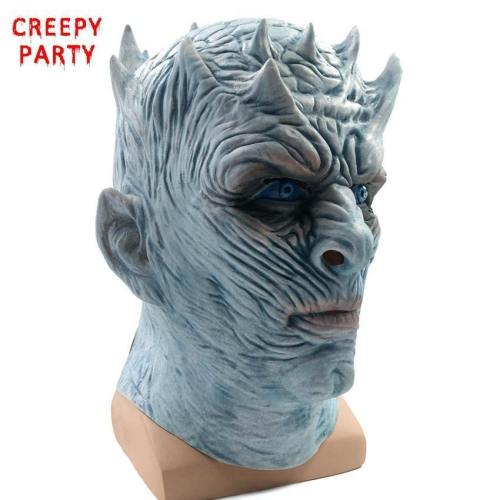 Game Of Thrones Halloween Mask Night'S King Walker Face Night Re Zombie Latex Mask Adults Cosplay Throne Costume Party Mask