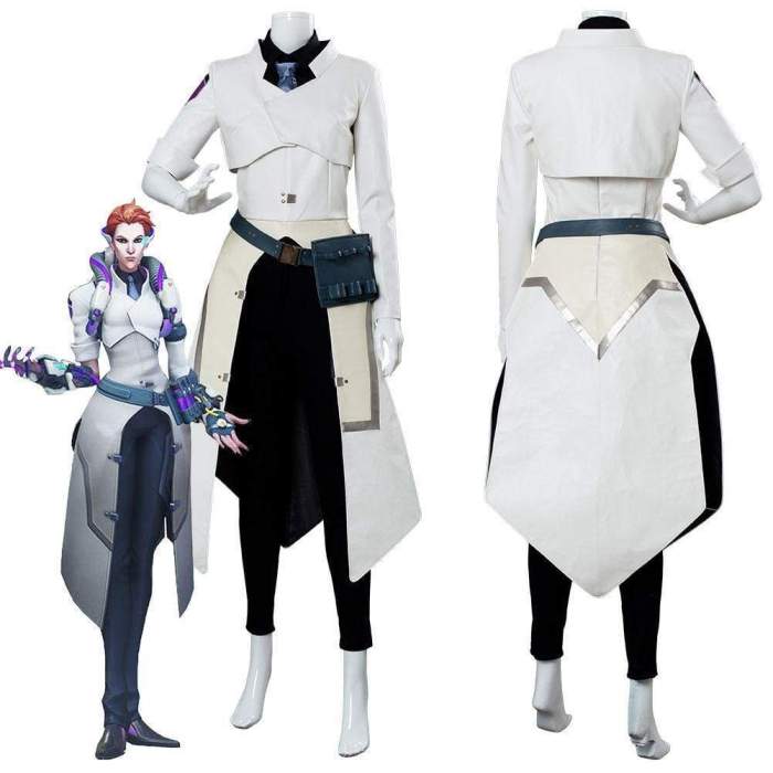Overwatch Moira O'Deorain Scientist Skin Cosplay Costume